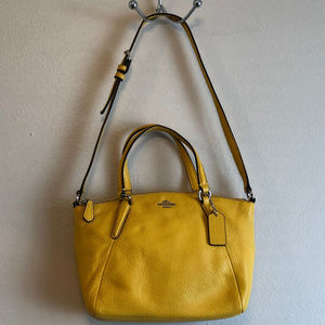 Coach Mini Kelsey Satchel in Pebble Leather